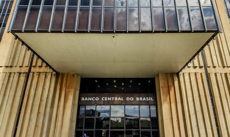 Fotografia da fachada do Banco Central do Brasil para ilustrar matérias sobre a taxa básica de juros, a Selic