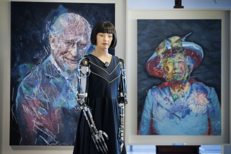 Robô britânico Ai Da garante que não busca ‘substituir artistas humanos’