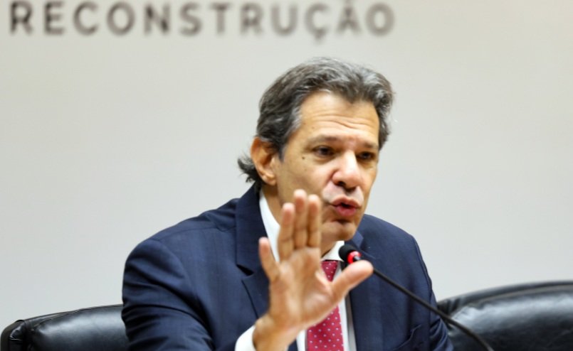 O ministro da Fazenda, Fernando Haddad