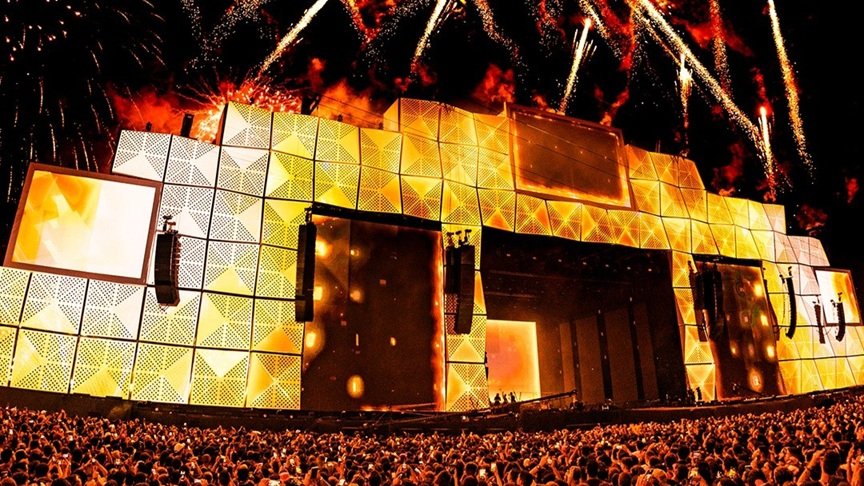 Palco do The Town durante a primeira edição do festival, em 2024