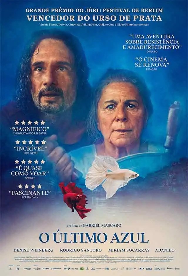 Cartaz do filme "O Último Azul"