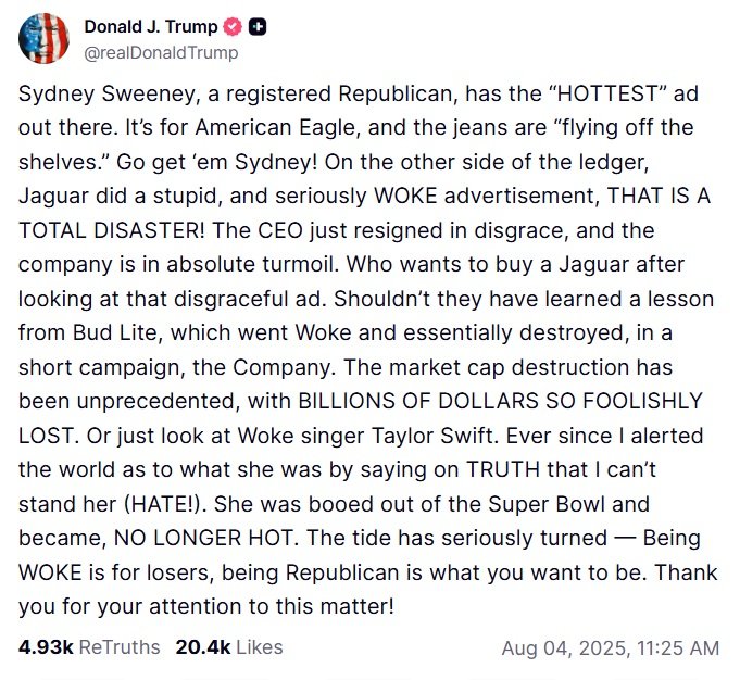 Trump Truth social