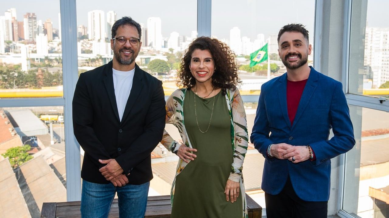 Bruno Hanna, Daniela Ribeiro e Júnior Pires, do Movimento Sem Idade