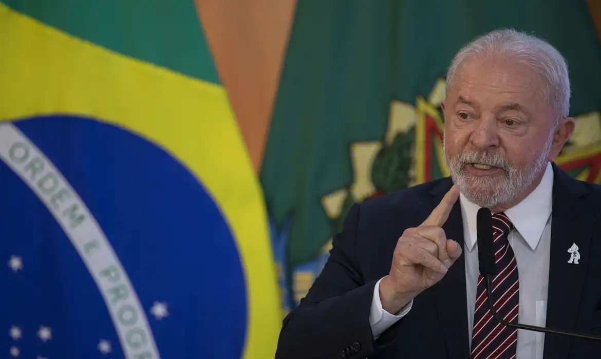 O presidente Luiz Inácio Lula da Silva