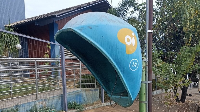 Telefone público da Oi