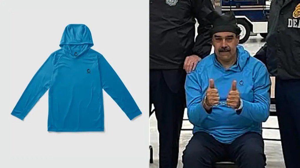 Marca dos EUA usa prisão de Maduro para fazer propaganda de blusa ‘azul patriota’