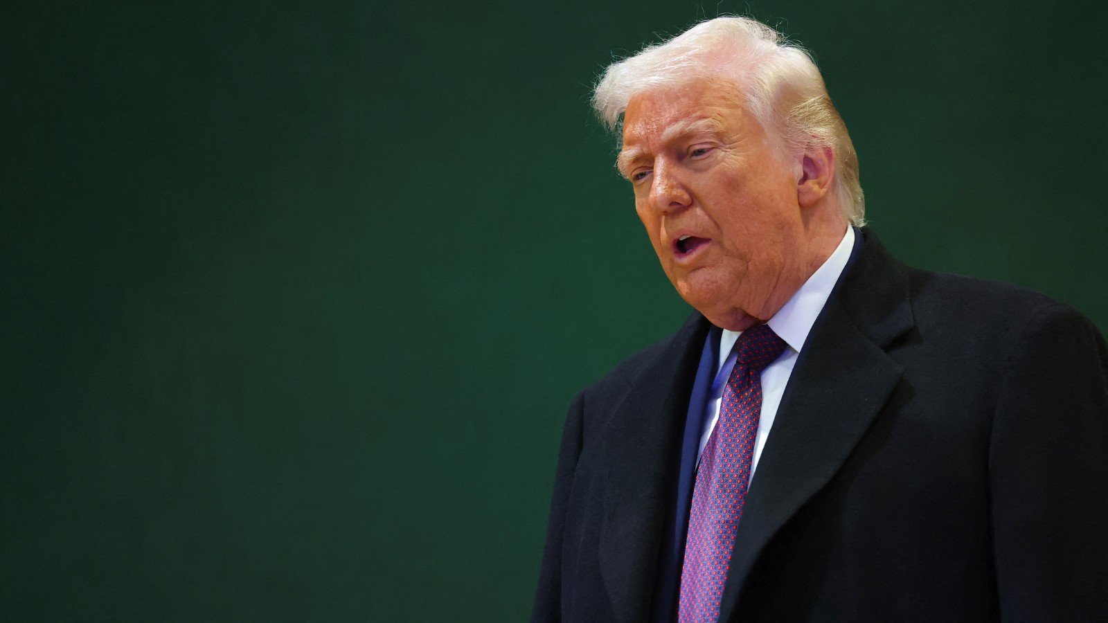 Presidente dos EUA, Donald Trump, durante Fórum Econômico Mundial, em Davos, na Suíça