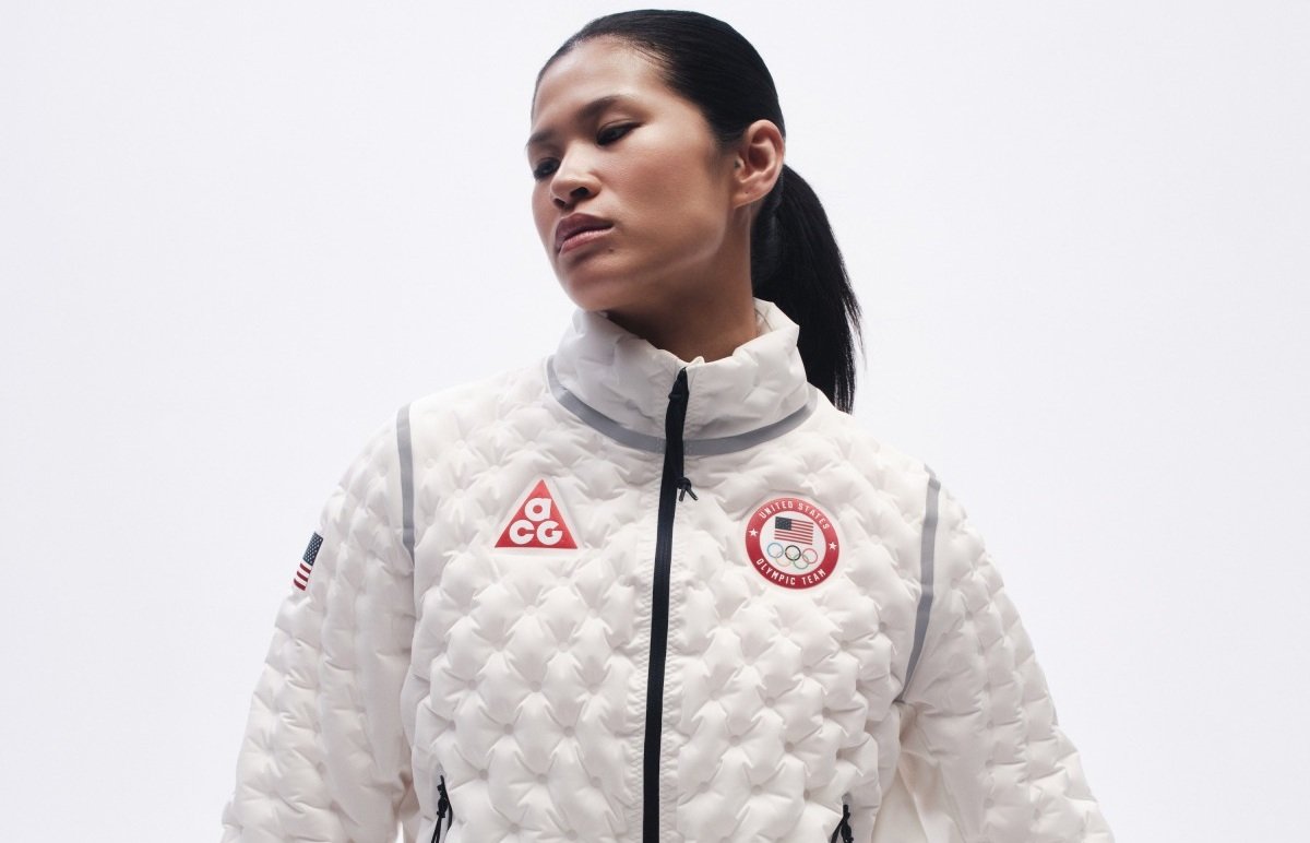 Olimpíadas de Inverno jaqueta nike