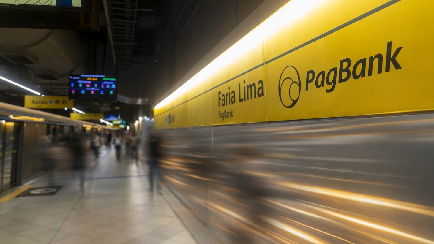 Estação Faria Lima do Metrô de SP ganha nome PagBank; veja lista de estações com ‘sobrenome’