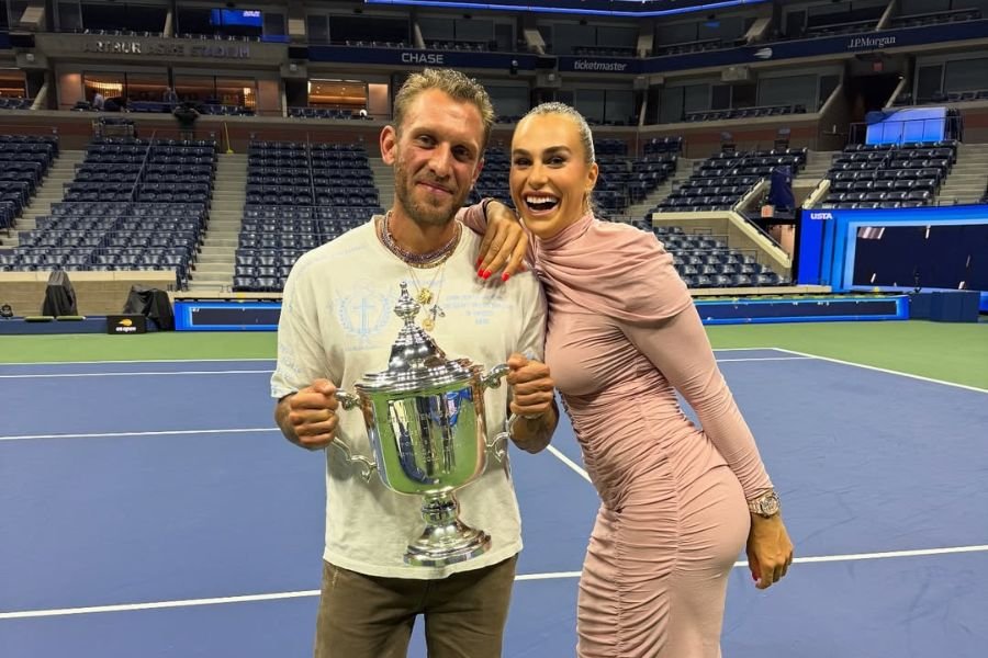 Quem é Georgios Frangulis, empresário brasileiro noivo da tenista nº 1 Aryna Sabalenka
