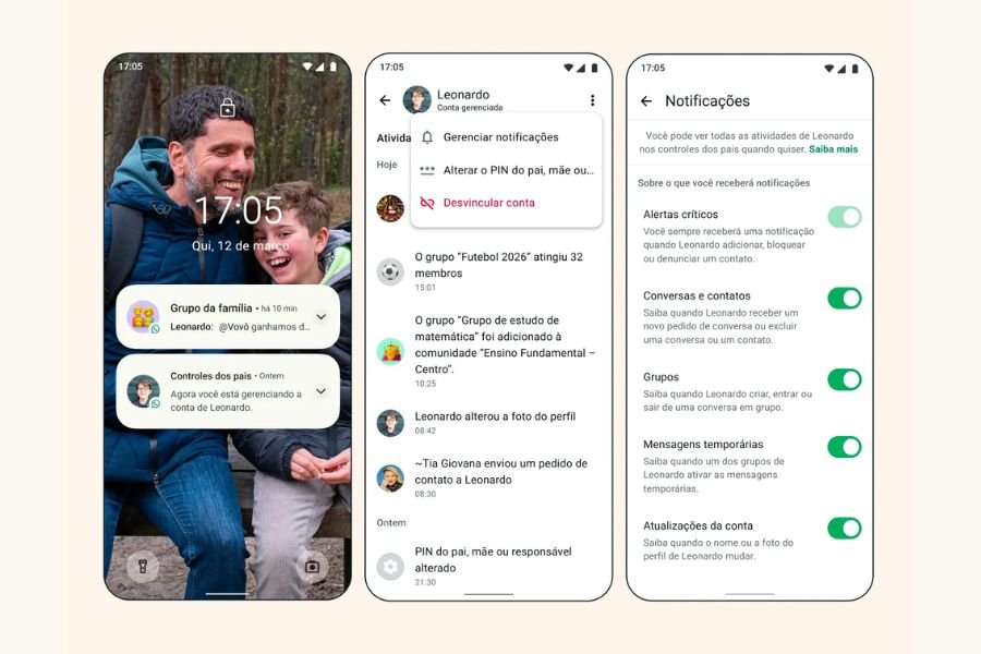 WhatsApp passa a permitir que pais monitorem conta dos filhos; saiba como configurar