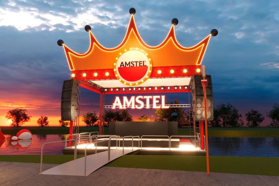 Amstel anuncia terceira edição do ‘King’s Day’ com shows gratuitos no Rio Pinheiros e no Recife