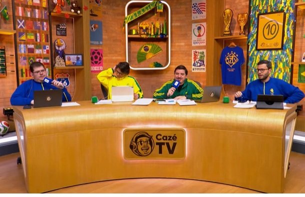 Ministério investiga suposta ‘publicidade abusiva’ de bet durante jogos da CazéTV