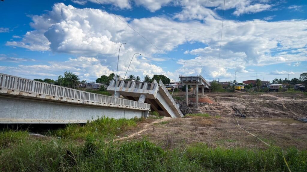 Governo mantém isolamento da ponte Frei Paolino e amplia monitoramento da área. Foto: Thauã Conde/Deracre