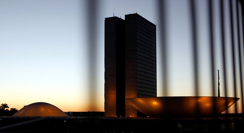 Vista do prédio do Congresso Nacional em Brasília
