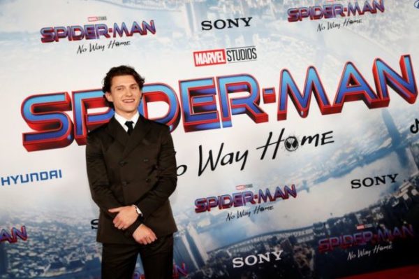 Ator Tom Holland na estreia de "Homem-Aranha: Sem Volta para Casa", em Los Angeles