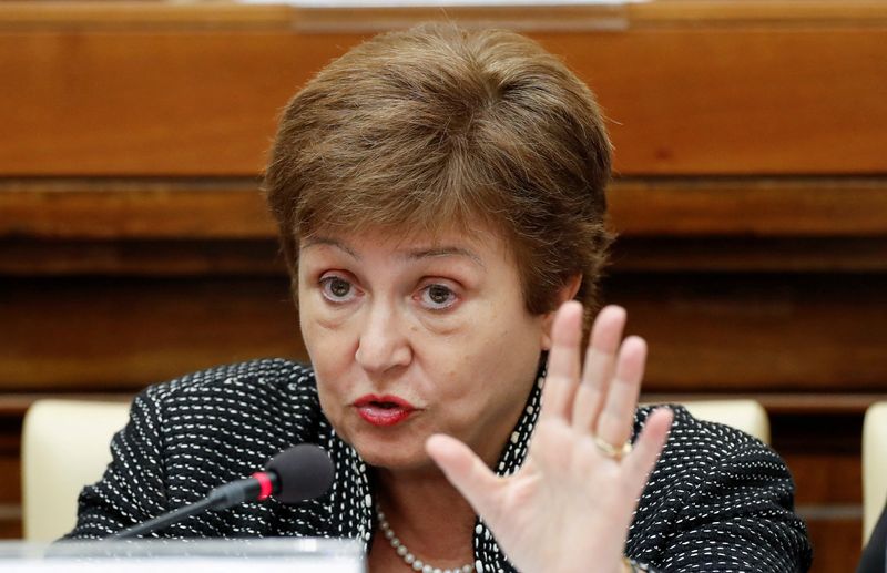 Kristalina Georgieva, diretora-gerente do Fundo Monetário Internacional calote russo