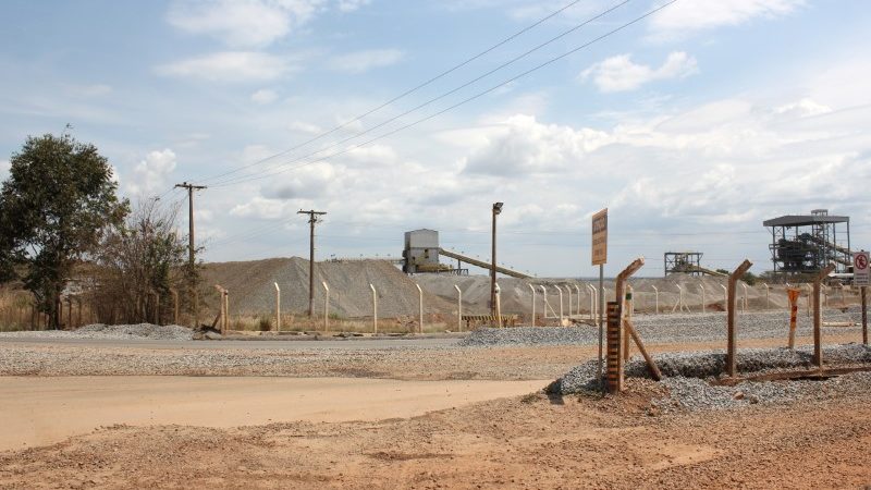 Área de mineração de nióbio em Catalão (GO)