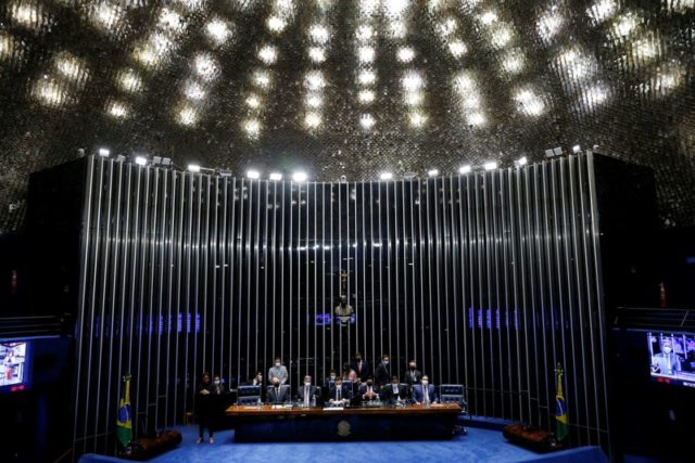 Plenário do Senado no Congresso Nacional, em Brasília