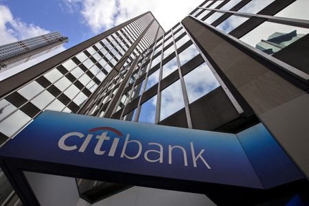 Logo do Citibank na sede do banco em Nova York; citi