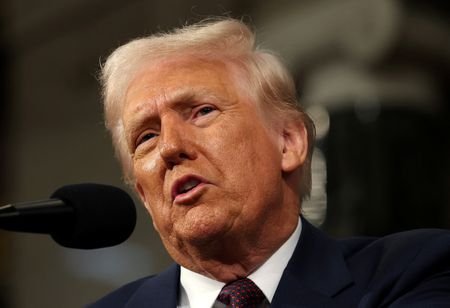 Presidente norte-americano, Donald Trump, discursa no Capitólio dos EUA em Washington, D.C.