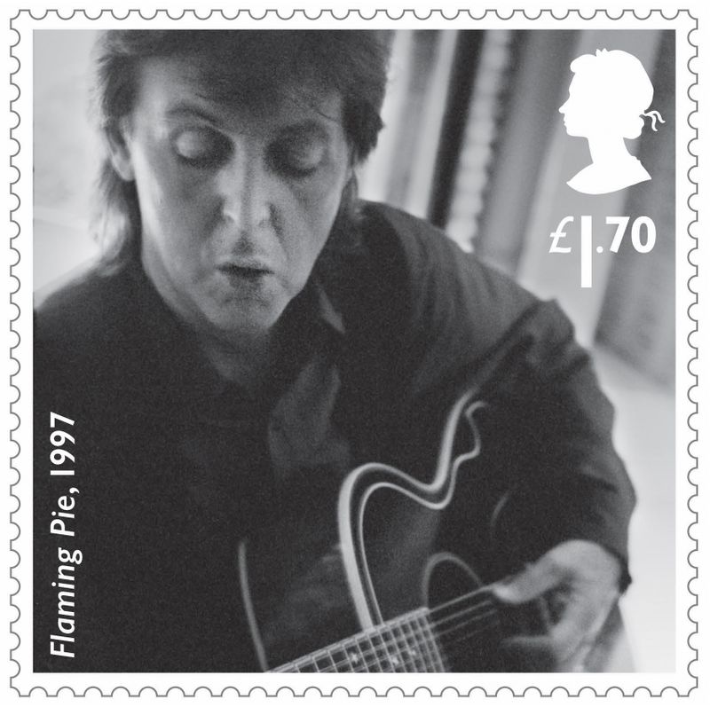 Série de selos do Royal Mail, o correio britânico, dedicada a Paul McCartney