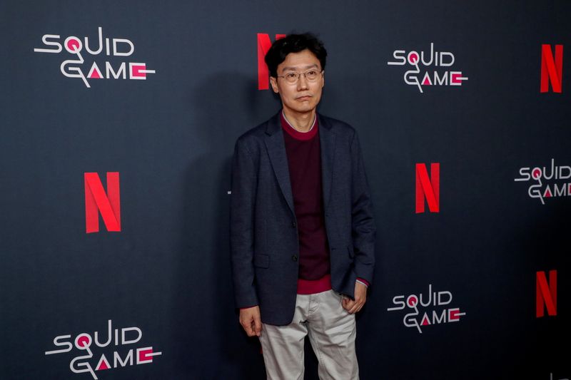 Diretor de "Round Six", Hwang Dong-hyuk, posa para foto em evento em Hollywood