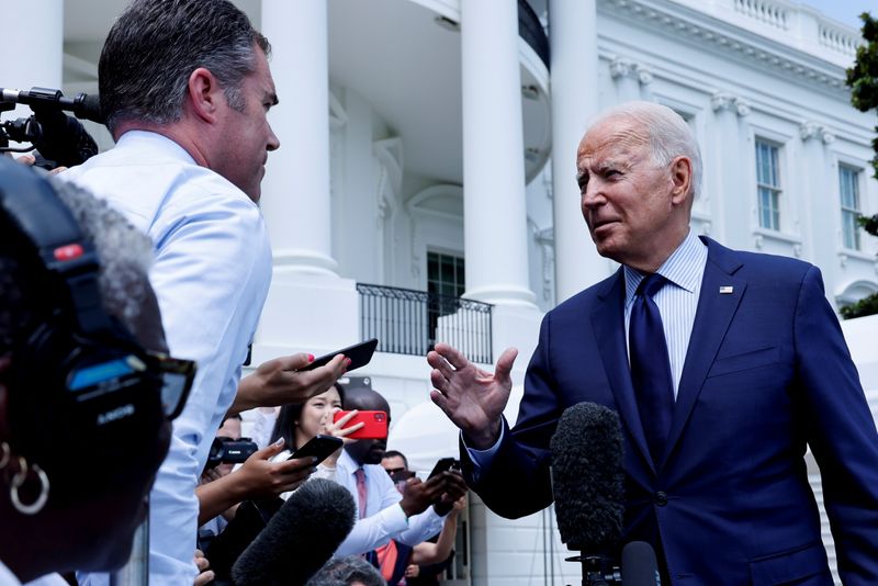 Presidente dos EUA, Joe Biden, concede entrevista na Casa Branca