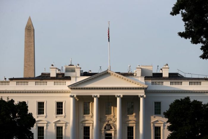 Visão geral da Casa Branca, em Washington