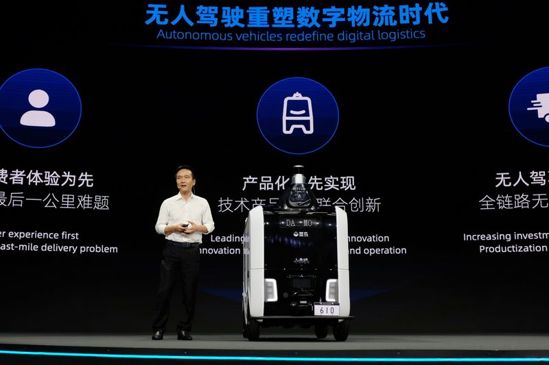 A Cainiao pretende colocar em funcionamento 1.000 robôs de entrega de produtos