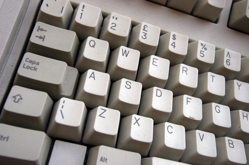 Foto de teclado de computador