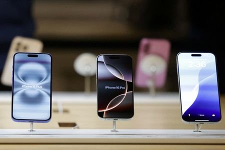 iPhones em loja Apple Store de Nova York