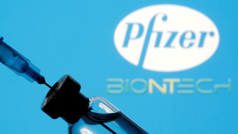 Logo da Pfizer/BioNTech