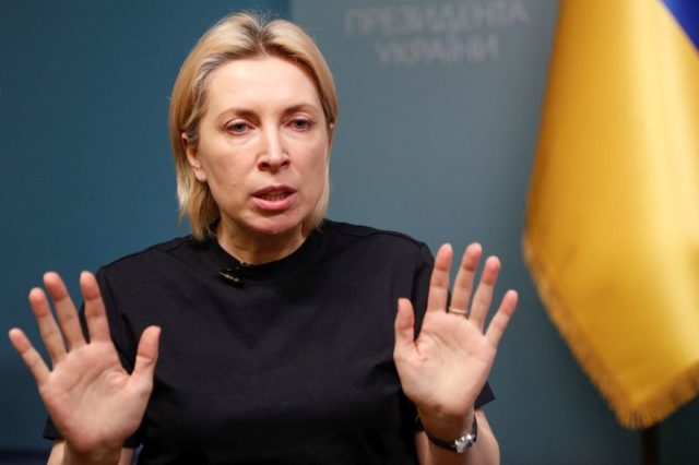 Vice-primeira-ministra da Ucrânia, Iryna Vereshchuk