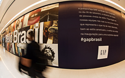 Gap, finalmente, chega ao Brasil